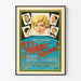 Vintageposter Poker Faces - Retro filmväggdekoration