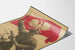 Vintage polsk militär propagandaposter