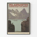 Vintageposter Polarfahrten Norddeutscher Lloyd Bremen - Nautisk väggdekoration