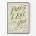 Vintageposter Polly I Love But You - Retro väggdekoration