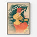 Vintageposter Pastilles Poncelet mot förkylningar och hosta
