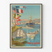 Vintageaffisch Port de Guerre Toulon - Maritim Väggdekoration