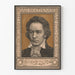 Porträttposter av Ludwig van Beethoven för musikkonstnärlig väggdekoration
