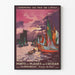 Vintageposter La Rochelle Hamnens ingång - Nautisk väggdekoration