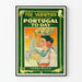 Vintageposter Portugal To-Day retro väggdekoration