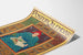 Posters kalender 1897 i jugendstil med zodiakmotiv