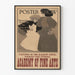 Poster Show Academy of Fine Arts Philadelphia - Vintage dekorativ poster