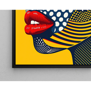 Tableau Pop Art - Visage Pop | Reproduction Tableau Décoration murale affiche copie