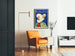Vintageposter Poudre de Luzy elegant väggdekoration