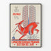Vintageposter för den Polske Allmänna Utställningen Konst Poznań 1929