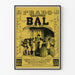 Vintage affisch Bal Prado retro väggdekoration