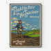 Vintageaffisch Guide Praktisk Vägvisare Würzburg