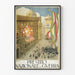 Italiensk vintageposter för krigsnacionalen Prestito Nazionale di Guerra för väggdekoration