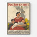 Vintageposter Pro Juventute 1922 - Schweiziska samlingen för mödrar och barns skydd