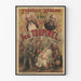 Vintageposter Feu Toupinel av Frédéric Achard och hans troupe