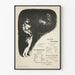 Vintageaffisch för Théâtre Libre säsongen 1895-96 i litografistil
