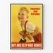 Vintageposter 'Skydda hans framtid' - Köp och bevara krigsobligationer
