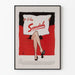 Vintage reklamposter Le Bas Scandale för elegant väggdekoration