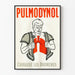 Vintageposter Pulmodynol – Hälsosam och skyddande väggdekoration för luftvägarna