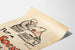 Vintage humoristisk poster Put a Sock in It väggdekoration retro
