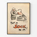 Vintage humoristisk poster Put a Sock in It väggdekoration retro