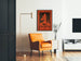 Art Déco-Poster Khmerfesten - Vintage väggdekoration Kambodja