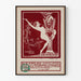 Poster Bal des 4 Z'Arts 1923 Bacchanale à Pompéi - Vintage väggdekor