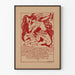 Vintageposter 'Thème de l'Inde Antique' Quatzarts 1922