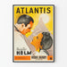Vintage Atlantis-affisch - Retro dekorativ poster