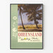 Vintageposter Queensland, den australiensiska semesterresmålet