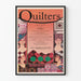 Dekorativ poster med musikaliskt quilterns stil lapptäcke