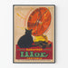 Vintageposter för Lilor bensinradiator
