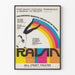 Vintageaffisch för musikalföreställningen Raisin
