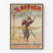 Vintageposter av Raleigh-cykel - Retro väggdekoration