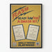 Vintageaffisch Hollywoodteater Playhouse Ready Aim Fire