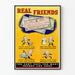 Vintageposter Real Friends - Kanadensiskt krigsbesparingsprogram
