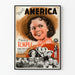 Vintageposter Miss America med Shirley Temple