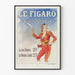 Vintageposter Le Figaro med torero med fjäder