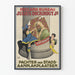 Vintage reklamposter Julius Dickhout Jr - Retro väggdekoration