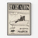 Vintageposter Repetition 10 centimes Mars