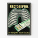 Vintageposter Rectoseptol - Retro medicinsk väggdekoration