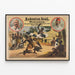 Vintageposter Redouten-Saal Wakambas - Historisk väggdekoration — inramlat konstverk på väggen