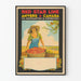 Vintageposter Red Star Line Antwerpen - Kanada via Southampton & Cherbourg