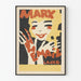Vintage dekorativ poster Marx Email vernis