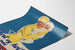 Vintageposter med Persil för bebis och mamma i vinter