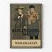 Vintageposter Wanamaker's påfyllningsrea