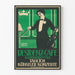Vintageposter för Résidenz-Café konstnärliga konserter