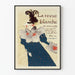 Vintageposter La Revue Blanche för väggdekoration