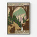 Vintageposter Rhaetische Bahn - Viaduktbron Davos-Filisur i Schweiz