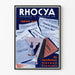 Vintage reklamposter Rhocya - medicinsk väggdekoration